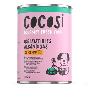 Imagen de COCOSI Menjar humit mandonguilles porc per a gos