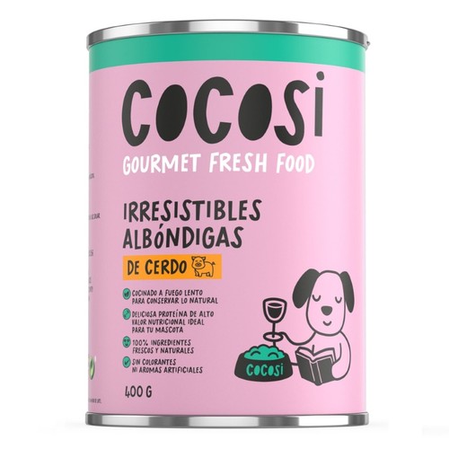 COCOSI Menjar humit mandonguilles porc per a gos