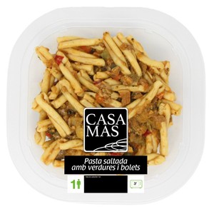 Imagen de CASA MAS Pasta saltejada amb verdures i bolets