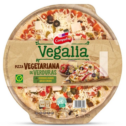 VEGALIA Pizza de verdures