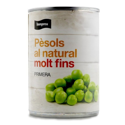 BONPREU Pèsols al natural molt fins