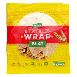 BONPREU Wrap de harina de trigo