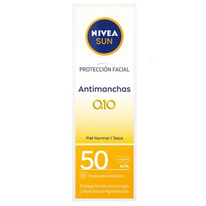 NIVEA SUN Crema solar facial antitaques FPS 50 Alta