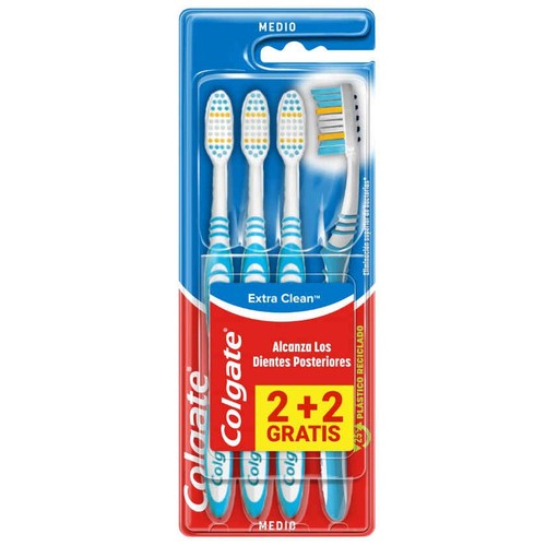 COLGATE Raspalls de dents Extra Clean mitjà