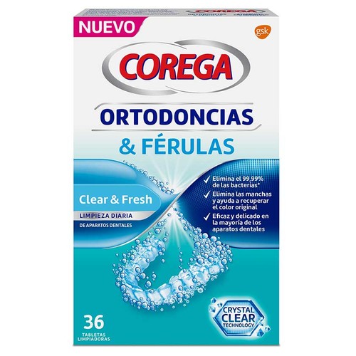 COREGA Neteja ortodòncies i fèrules