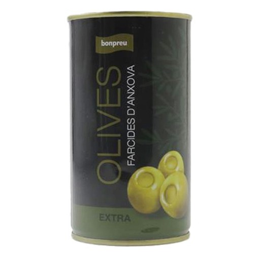 BONPREU Olives farcides d'anxova extra