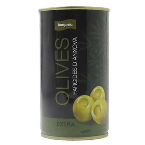BONPREU Aceitunas negras sin hueso