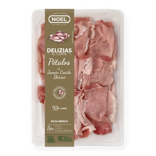 NOEL DELIZIAS Pernil cuit extra 50% Ibèric pètals