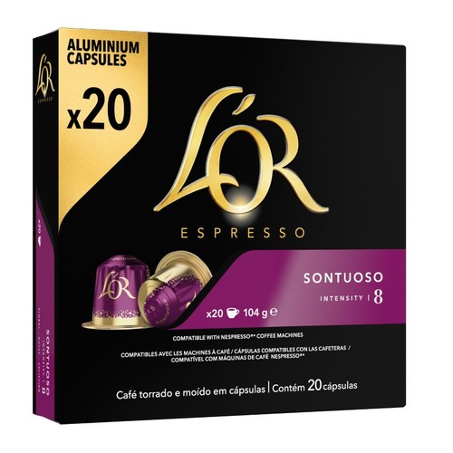 L'OR Càpsules de cafè Sontuoso