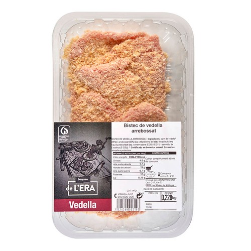 BONPREU Bistec de vedella arrebossat