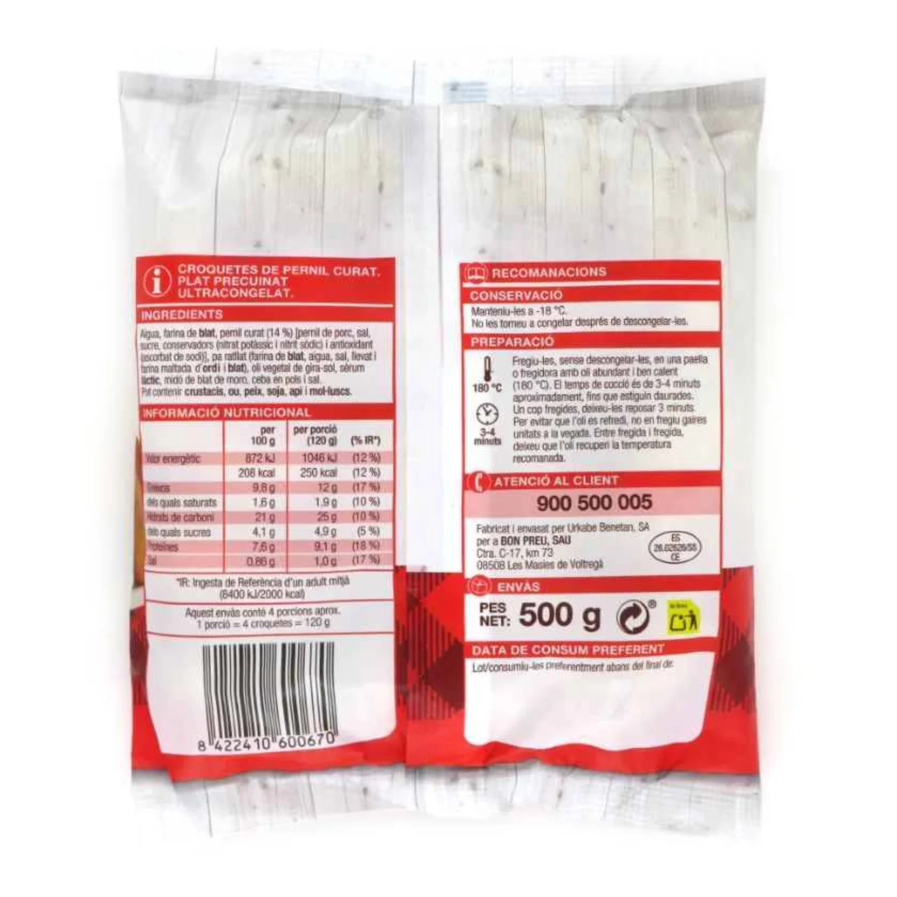 BONPREU Croquetas de jamón