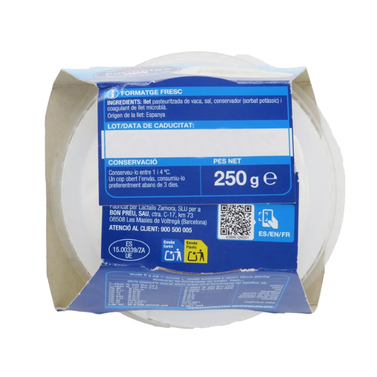 BONPREU Queso fresco