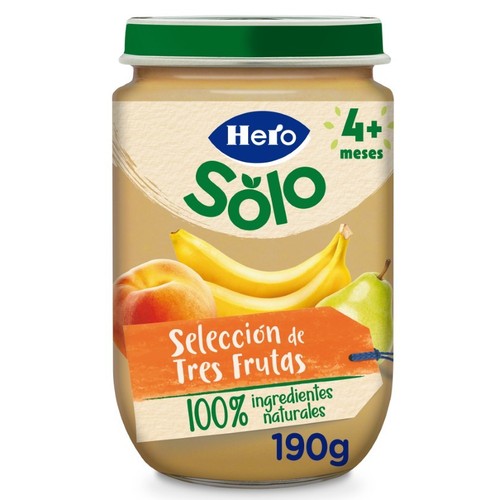 HERO BABY Potet selecció de tres fruites