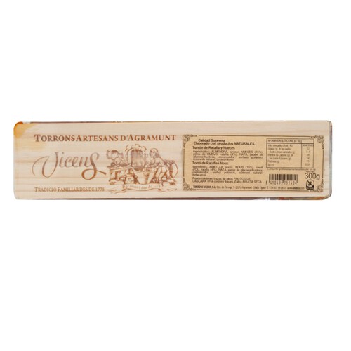 VICENS Torró de ratafia amb nous
