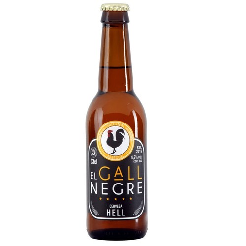 EL GALL NEGRE Cervesa artesana Hell Km0