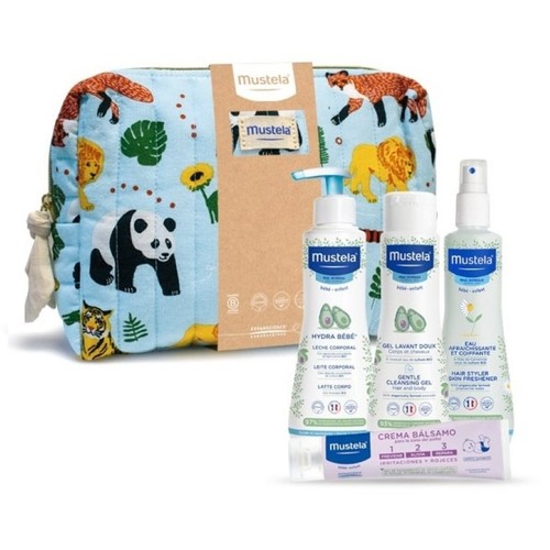MUSTELA Necesser amb estampat d'animals