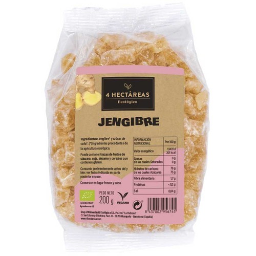 4 HECTÁREAS Gingebre deshidratat ecològic