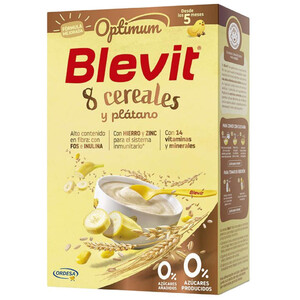 Imagen de BLEVIT Farinetes de 8 cereals i plàtan Optimum