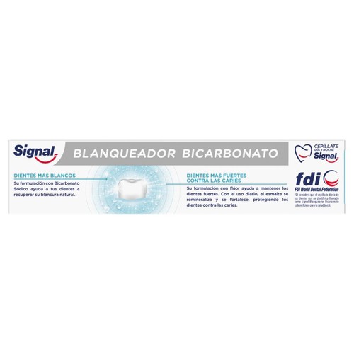 SIGNAL Crema dental amb fluor i bicarbonat