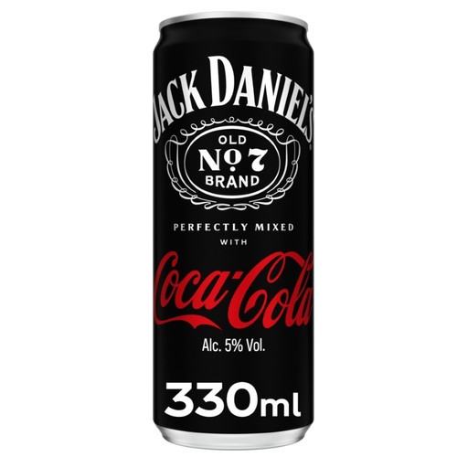 JACK DANIEL'S Whisky amb Coca-Cola en llauna