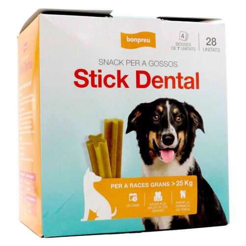BONPREU Snack dental per a gos de raça gran