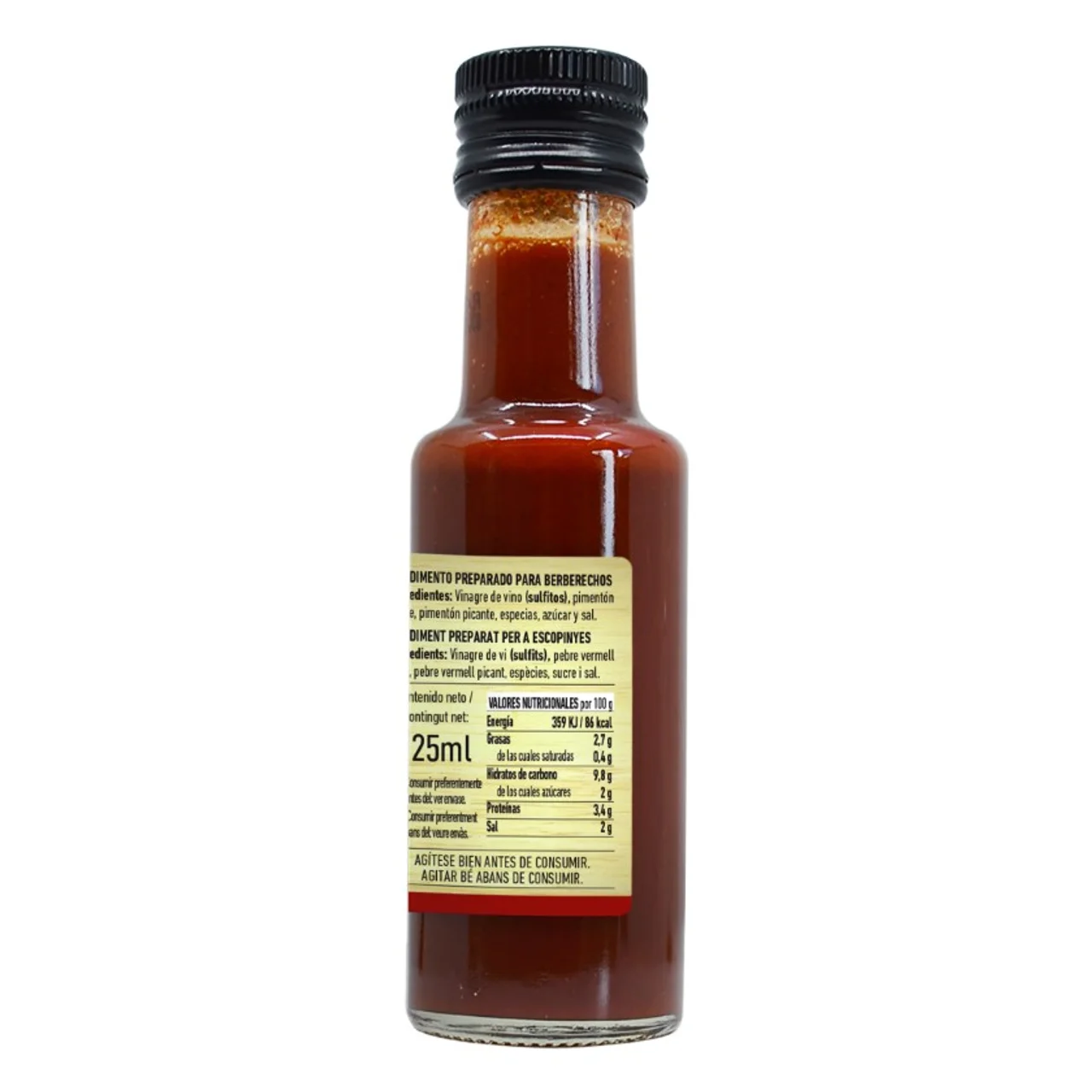 Salsa aperitivo para berberechos