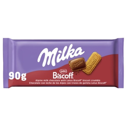 MILKA Xocolata amb llet i galeta Lotus Biscoff