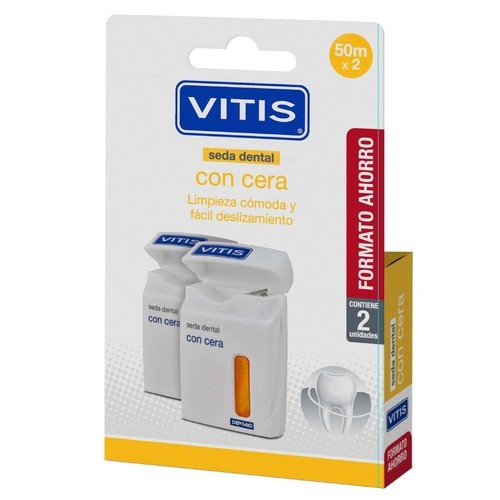 VITIS Fil dental amb cera
