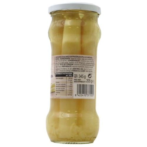 BONPREU Espàrrecs blancs extragruixuts