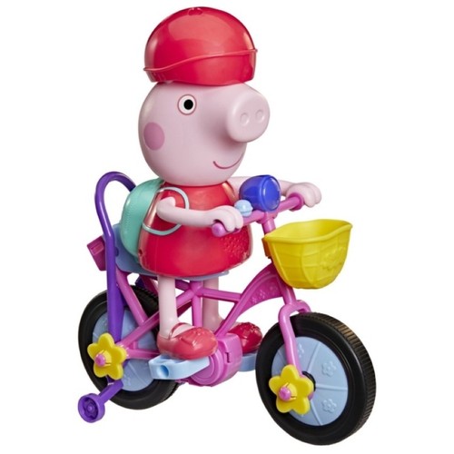 HASBRO Figura bicicleta Peppa Pig