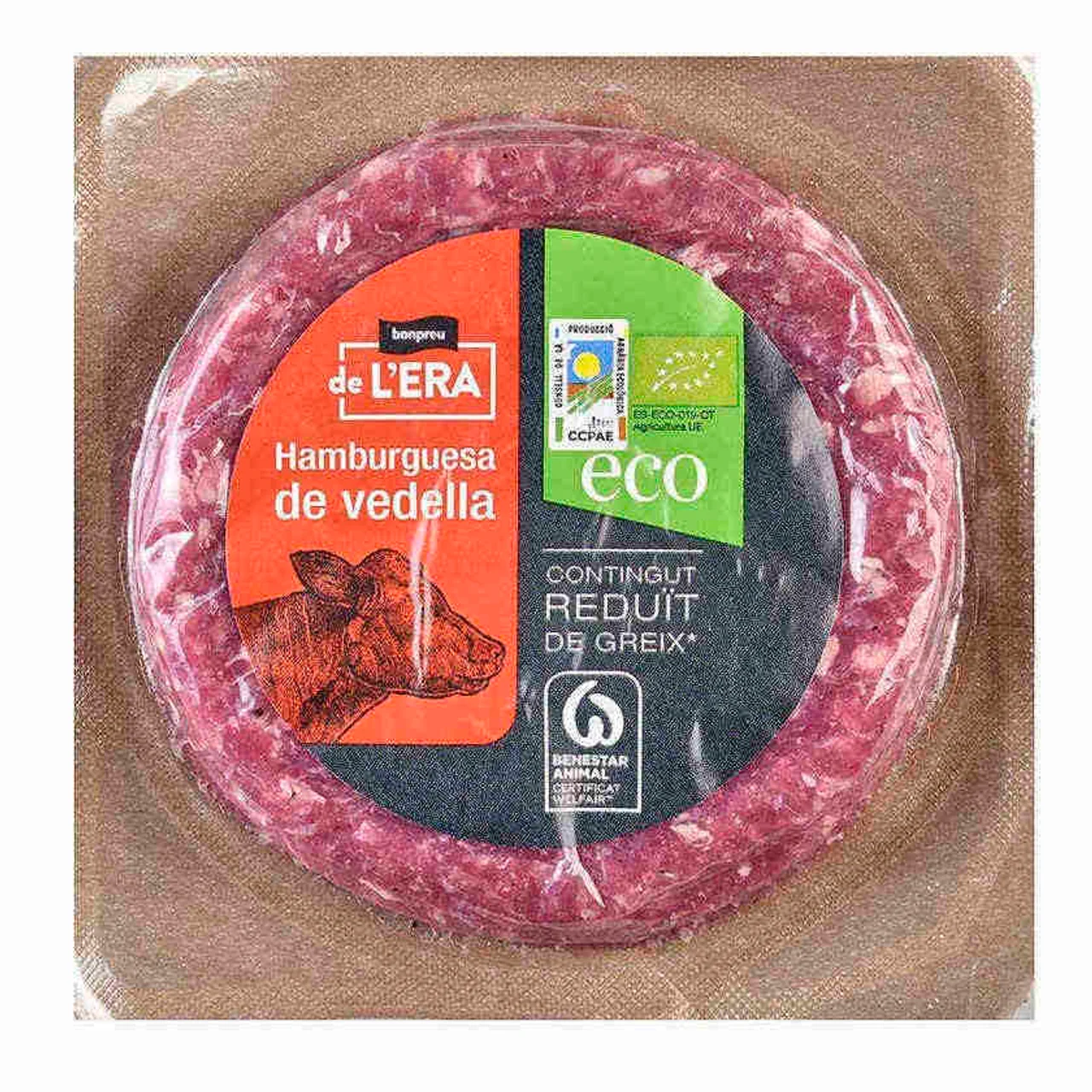 BONPREU DE L'ERA Hamburguesa de ternera eco