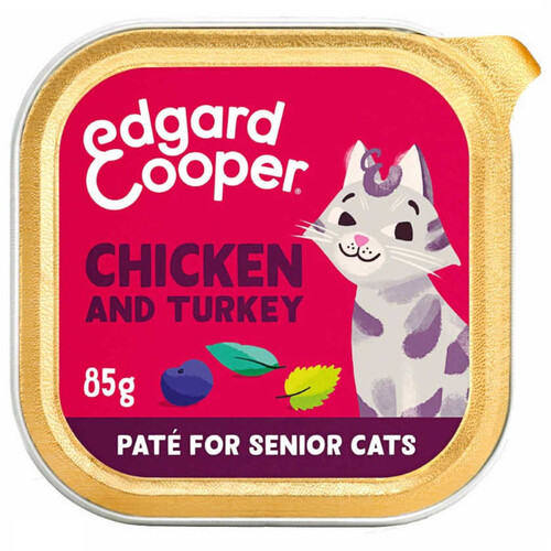 EDGARD & COOPER Menjar humit pollastre i indiot per a gat