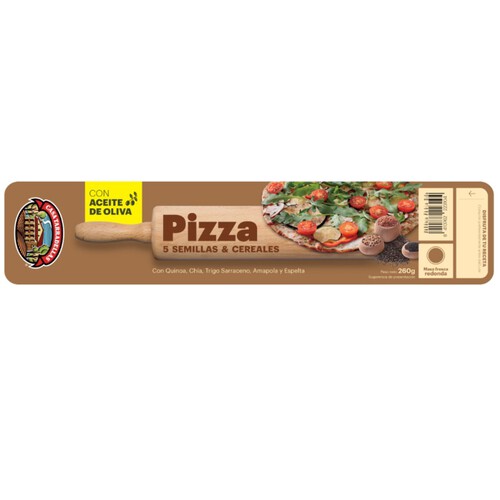 CASA TARRADELLAS Base per pizza 5 cereals
