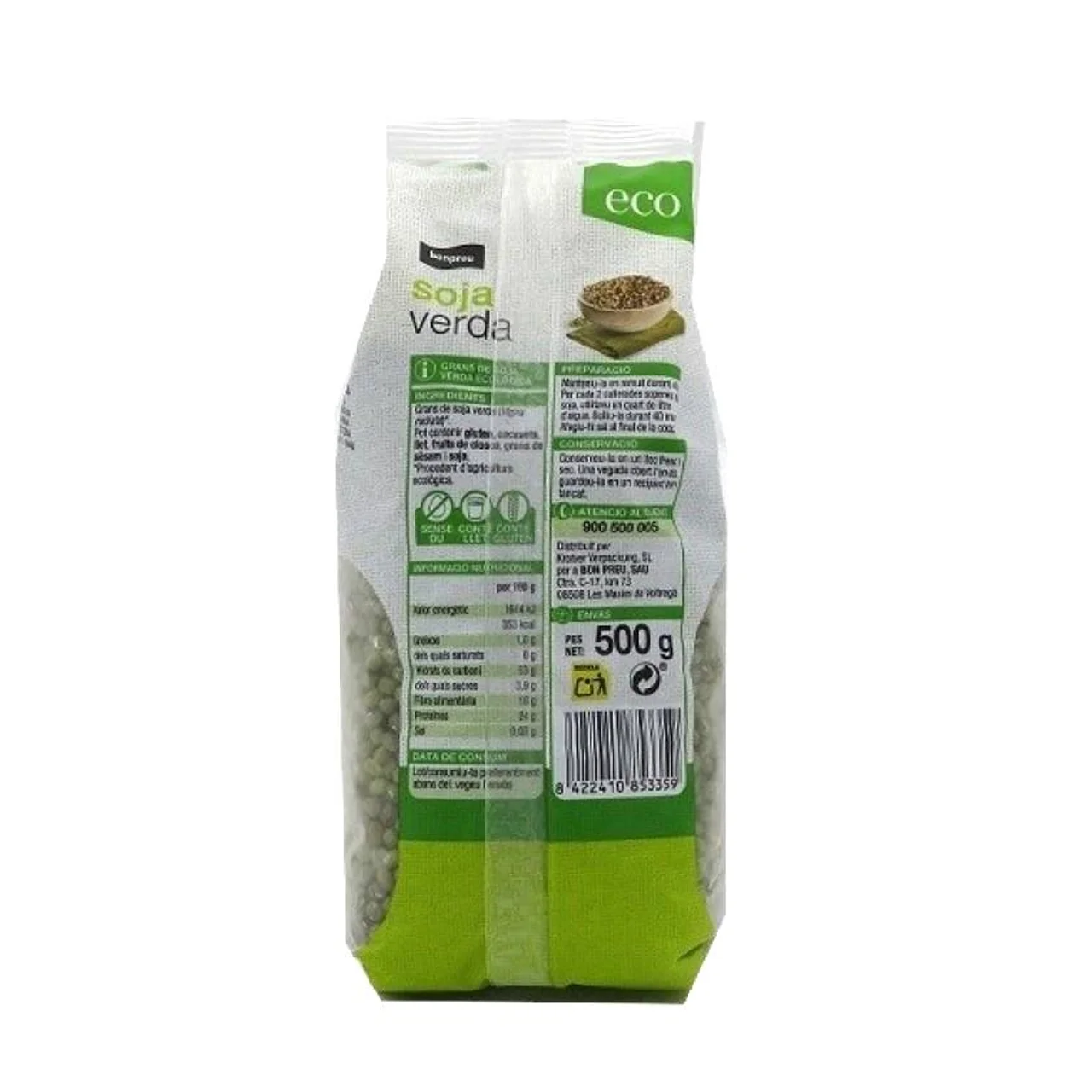 BONPREU Soja verde ecológica