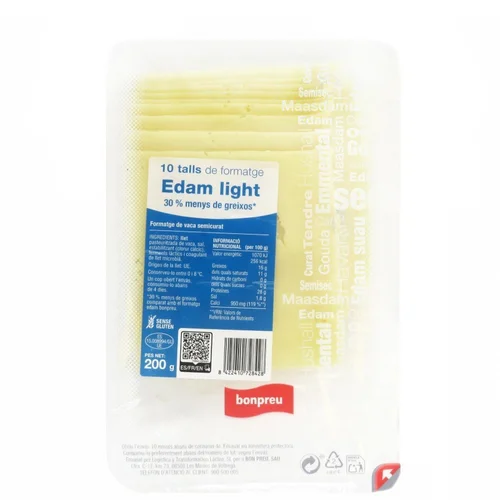 BONPREU Queso tierno light en lonchas