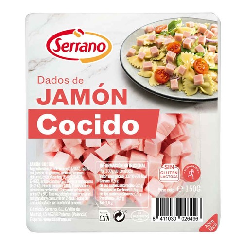 SERRANO Pernil cuit a daus