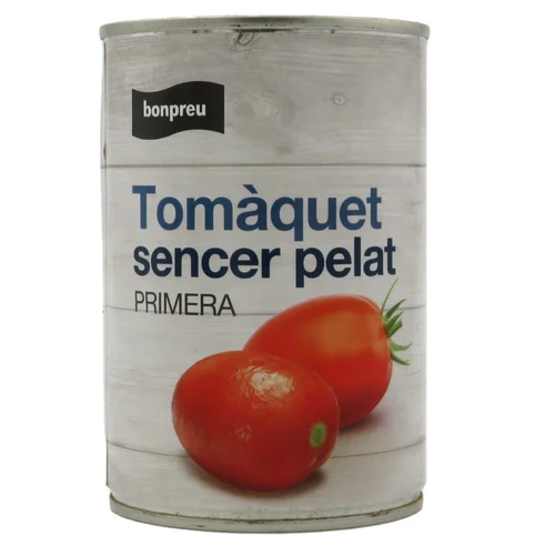 BONPREU Tomate entero pelado