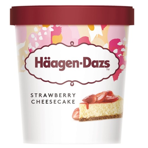 HÄAGEN-DAZS Gelat Strawberry Cheesecake