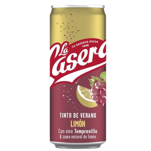 LA CASERA "Tinto de verano" amb llimona en llauna