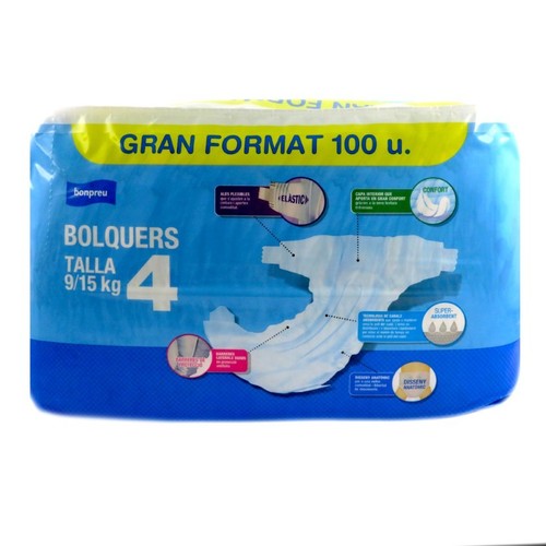 BONPREU Bolquers T4 (9-15 kg)