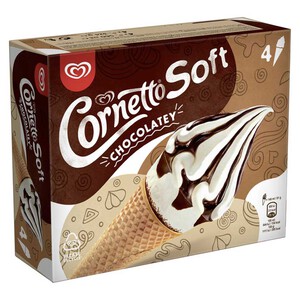 Imagen de CORNETTO Gelat cucurutxo de vainilla i xocolata Soft