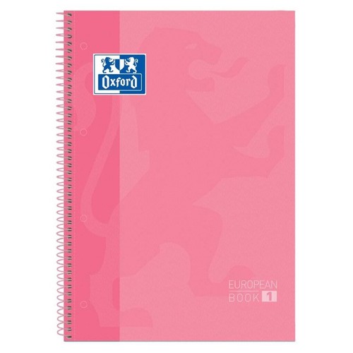 OXFORD Llibreta A4 quadrícula amb 80 fulles rosa