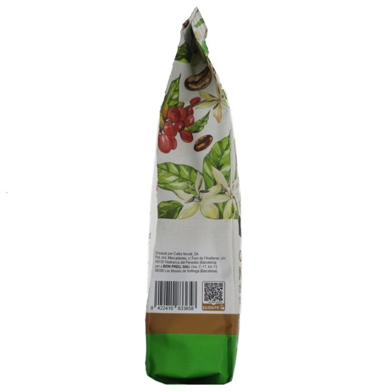 BONPREU Café molido de tueste natural ecológico