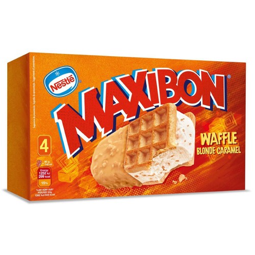 NESTLÉ MAXIBON Gelat Waffle Blone Caramel