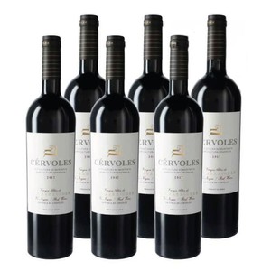 CÉRVOLES Caja de vino tinto ecológico DO Costers del Segre Km0