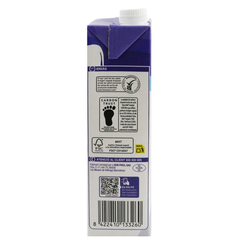 BONPREU Llet sencera UHT sense lactosa
