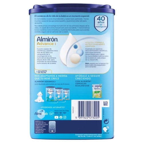ALMIRÓN 1 Llet per a lactants Advance