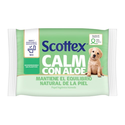 SCOTTEX Paper higiènic humit sensitiu 66 unitats