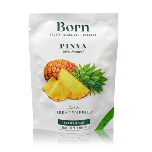 BORN Snacks de pinya deshidratada ecològica