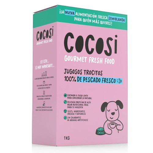 COCOSI Menjar Semihumit de peix per a gos